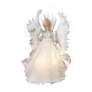 Kurt Adler 14-Inch Multi Fiberoptic Treetop Angel Tree Topper