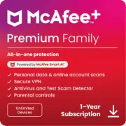 McAfee+ Premium Family 2025 | Online Security & Privacy Protection | Digital