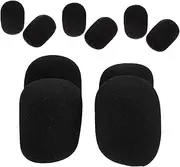 FUTUREORYY 10pcs Microphone Cover Black Windshield for Windproof Protector Fur Windscreen Stage Foam Covers Blue Gaming Mic Accessories Handheld Mic Cover Mic Supply Mic Accessory Sponge
