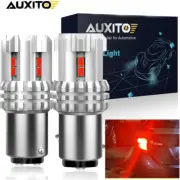 12K Serie 7507 1157 Red BAY15D Tail Stop Brake Light Bulbs LED Fit For Kia Mazda