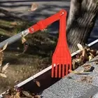 Mini Rake Compact Garden Leaf Removal for Leaves Gutters Garden Maintenance