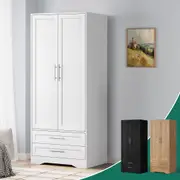 ALFORDSON Wardrobe Clothes Storage Cabinet Hanging Rod