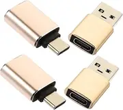 4Pcs C to Adapter Converter for Tablets and Phones Durable Connector Easy Use Type C to Converter for Accessories