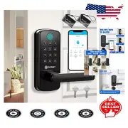8-in-1 Smart Lock: Biometric, Keypad & App Controlled - Auto Lock Convenience
