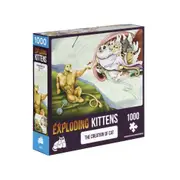 1000pc Exploding Kittens The Creation of Cat Jigsaw Puzzle Tabletop Game 49x68cm