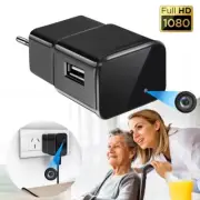 Mini Camera Phone Charger Adapter Home Security Audio Video Motion Detection HD