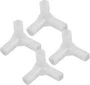 HAPINARY 4pcs Triangular Connector Thickened Yurt Bracket Net Holder for Camping Mesh Net