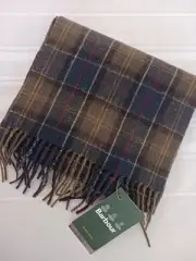 Barbour Tartan 100% Lambswool Scarf Classic Tartan
