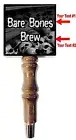 Custom Bones Skull Beer Tap Handle knob tapper for Kegerator Faucet