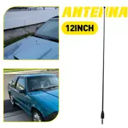 12" Car Black Spring Stainless AM/FM Antenna Mast For 1982-2004 Chevrolet S10