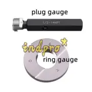 For 1PC RC R NPT1/8 1/4 3/8 1/2 3/4 1-inch ZG tooth gauge Plug gauge ring gauge
