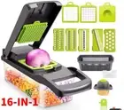 16 in 1 Vegetable Chopper Cutter Multifunctional Fruit Cutter Slicer Onion Etc