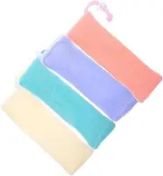 CANIGHT 4pcs Soap Foaming Mesh Bag Soap Foaming Bags Home Soap Bags Soap Saving Bag Foaming Bag Saver Bags Small Mesh Bags Exfoliating Soap Pouches Soap Mesh Bag Toilet Soap Storage Bags