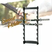 8 Tier Sword Stand Display Katana Sword Holder Sturdy Sword Rack Floor Stand