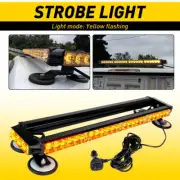 26.5" 54 LED Emergency Light Bar Rooftop Double Side Strobe Warning Light Amber
