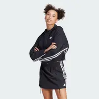 在飛比找momo購物網優惠-【adidas 愛迪達】外套 女款 運動連帽外套 三葉草 D