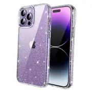 Glitter Case for iPhone 14 Pro 6.1-Inch, Bling Sparkle Shockproof Phone Clear