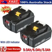 9.0Ah 6.0Ah 5.0Ah For Makita 18V Li-ion Battery BL1850 BL1860 BL1830 LXT BL1840