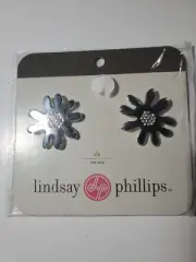 Lindsay Phillips Switchflops Shoe Charms Bling Jewelry Silvertone Sparkles NEW