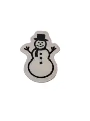 Snowman Iron on Patch Sew on Patch Fun Winter Patch