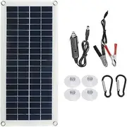 10W Solar Panel 18V Solar Cell Controller Solar Plate Kit for Phone RV Car Caravan Home Camping Outdoor Battery