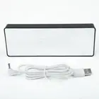 Temperature Alarm Clock Display Mirror Lamp USB Charging Decor Digital
