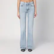 [HAIKURE] Flora light blue washed jeans 25 Blue