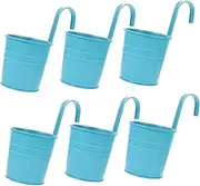 BESPORTBLE Outdoor Planters Wall Hanging Planter Metal Iron Bucket Plant Container