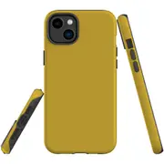 For iPhone 14 Plus Case Tough Protective Cover, Metalligold