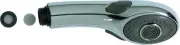 Sleek and Lightweight Pullout Spray Faucet Head in Polished Chrome Finish