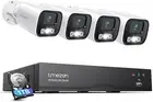 TMEZON Smart 4K 16CH Home Security Camera System, 4Pcs Wired 5MP Poe IP Camer...