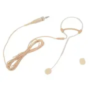 Single Earhook Headset Mic-Headworn Microphone For-Sennheiser Wireless 3.5mm-New
