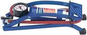Draper Tools Single Cylinder Foot Pump with Pressure Gauge, 29.6cm x 9.8cm x 8.6cm