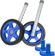 Top Glides 8" Off-Road Walker Wheel Kits with Free Flexfit 4 Piece Set, Blue