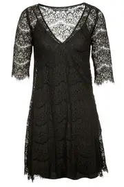 Lace A Line Dress--VER-LOKI