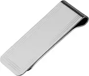 Hallmarked Sterling Silver Hallmarked Deco Money Clip, Silver, 50mm, Art Deco