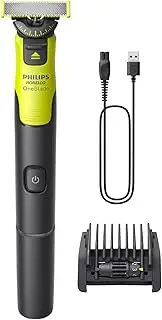 Norelco Philips OneBlade 360 with Connectivity Hybrid Face, Electric Beard Trimmer, Shaver with 360 Blade Tech & 1hr Fast Charge, 1x360 Blade, & 5-in-1 Comb, QP4530/90