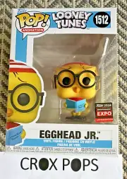 EGGHEAD JR EXPO LOONEY TUNES 1512 Funko Pop Vinyl New in Mint Box + Protector