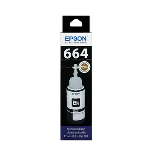 EPSON T664 C13T664100 黑色 原廠盒裝墨水