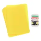 8Pcs Iron on Patches with Sewing Kit 4.9"x3.7" Patches for Clothes Yellow