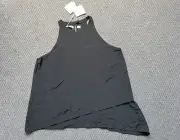 Sass And Bide Universal Language Cami Women’s Size 16 In Black RRP $290 NWT