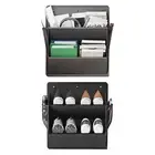 Wall-Mounted Shoes Organizer 2 Flip Drawers Shoe Cabinet Shoe Rack Cabinet