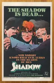 1988 DC Comics The Shadow Vintage Print Ad/Poster Retro Kyle Baker Promo Art 80s