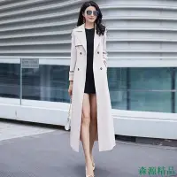 在飛比找Yahoo!奇摩拍賣優惠-MIKI精品新款 時尚 緊身 顯瘦 女士 大衣 風衣 大尺碼