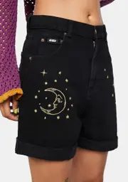 [Minga] Astral Denim Shorts