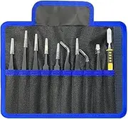 Precision Antistatic Electrostatic Tweezers Set Maintenance Tools Professional Electronic Tweezers 10pcs