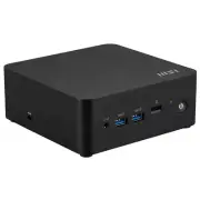 MSI Cubi NUC 1M-017BAU miniPC barebone, Black, Core 3-100U/Up to DDR5/2*M.2/2*HD