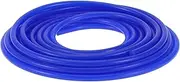 X AUTOHAUX 1 Pc for Air and Water Silicone Vacuum Tubing Hose High Temperature Automotive Vacuum Line 33Ft 1/16" 2mm ID 3.5mm Thickness Blue Silicone