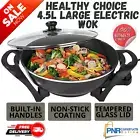 Electric Casserole Pot Wok Frying Pan Frypan Saucepan Cooking Cookware Non-stick