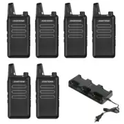 6PCS Zastone X6 Mini Walkie Talkie 400-470 UHF Walkie Talkie Portable Radio